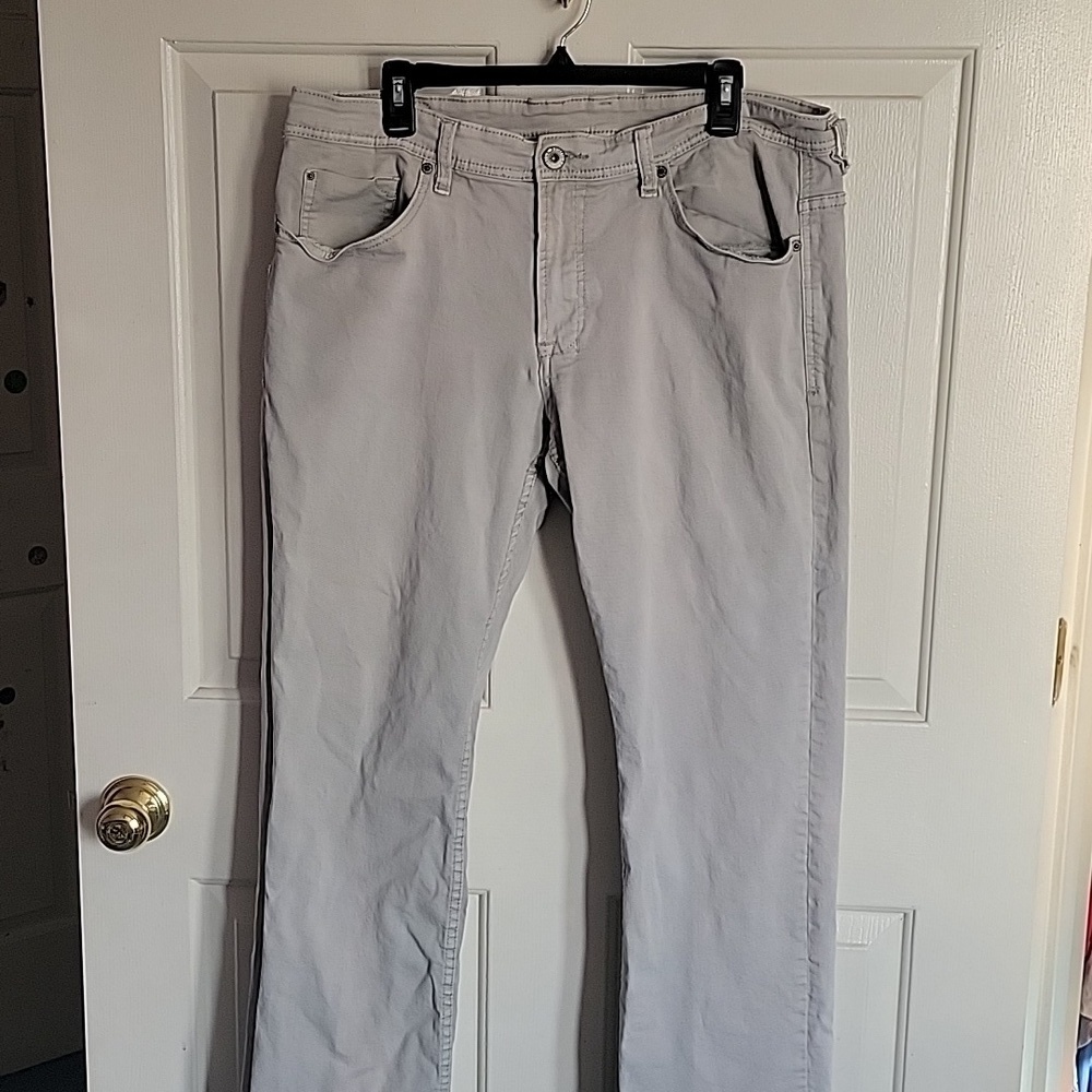 Buffalo, David Bitton, men's Jean's, tan/gray. 36×30.